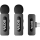 Микрофон беспроводной BOYA BY-V20 Type-C петличный 2.4 ГГц 48 кГц Black - изображение 2