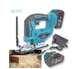 Аккумуляторный лобзик BOXER SR-077 24V 3Ah с двумя аккумуляторами глубиной реза 75 мм и быстрой заменой пилок - изображение 8