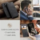 Чехол-книжка CaseMe из нубука для Xiaomi Poco X7 Pro 5G Чёрный - изображение 7