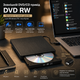 Внешний DVD-RW дисковод USB 3.0 + Type-C для ноутбука и ПК | CD/DVD привод, запись и чтение, Plug&Play - изображение 1