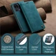 Чехол-книжка CaseMe из нубука для Xiaomi Mi 13 Lite Бирюзовый - изображение 6