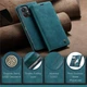 Чехол-книжка CaseMe из нубука для Xiaomi Poco C65 Бирюзовый - изображение 6
