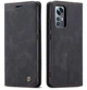 Чехол-книжка CaseMe из нубука для Xiaomi 12/12x Чёрный - изображение 10