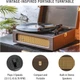 Програвач вінілу Crosley Voyager Cocoa CR8017B-CO c Bluetooth - изображение 5