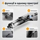 Автопылесос аккумуляторный беспроводной для сухой уборки 4в1 с воздуходувкой и фонариком 120Вт 17кПа 6000мАч Gearo (GE0122) - изображение 3