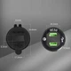 Врізна зарядка в прикурювач з вольтметром WM2030 3.0 USB розетка в авто з проводами для підключення та запобіжником - зображення 4