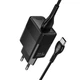 Адаптер мережевий HOCO Lounge single-port multi-protocol charger Type-C cable set CS111A |1USB, 22.5W/3A, QC| - зображення 5