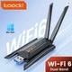 USB адаптер Toocki TB07 Wi-Fi 6 AX900 + Bluetooth 5.4 з 4 антенами - зображення 3