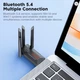 USB адаптер Toocki TB07 Wi-Fi 6 AX900 + Bluetooth 5.4 з 4 антенами - зображення 4