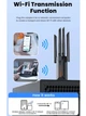 USB адаптер Toocki TB07 Wi-Fi 6 AX900 + Bluetooth 5.4 з 4 антенами - зображення 11
