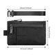 EDC Органайзер поуч гаманець Pouch X-Pac XL з блискавкою YKK для паспорта смартфона (чорний) - зображення 9