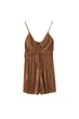Комбінезон Pull & Bear коричневий в білий горох QURLX449 L - зображення 6