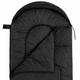 Теплий спальний мішок King Size (220х70см) Чорний спальник ковдра - изображение 3