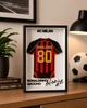 Картина-джерсі футболіста Роналдіньо Гаучо №80 у футболці клубу AC Milan. Aivory - зображення 1
