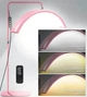 Професійна безтіньова дугова LED-лампа місяць Censreal HD-M6X 36W рожева на штативі з пультом для відеозйомки та косметології - зображення 3