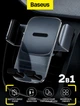 Держатель Baseus Easy Control Clamp для автомобиля Присоска Черный противоударный для смартфонов - изображение 7