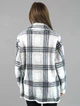 Женский пиджак из альпаки серо-бежевый в клетку one size (2631270) - изображение 7