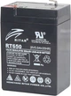 Аккумуляторная батарея Ritar RT650 AGM 6V 5Ah (YT38982) - изображение 4