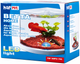 Пластиковый угловой аквариум для петушка Betta Tank T-101, ~2л, 17x10x12см - изображение 2
