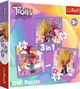 Пазл Trefl 3 в 1 — Тролі (34870) - зображення 1