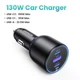 Автомобильное зарядное устройство Ugreen 130W 3-Port Fast Charger (CD293) - изображение 2