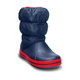 Дитячі крокси чоботи для дівчинки Crocs Winter Puff Boot Navy/Red (29-30, синій) - изображение 2