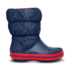 Дитячі крокси чоботи для дівчинки Crocs Winter Puff Boot Navy/Red (29-30, синій) - изображение 3