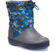 Дитячі крокси чоботи для хлопчика Crocs Crocband LodgePoint Graphic Winter Boot Blue/Grey (30-31, синій) - изображение 2