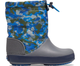 Дитячі крокси чоботи для хлопчика Crocs Crocband LodgePoint Graphic Winter Boot Blue/Grey (30-31, синій) - изображение 3