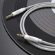 Кабель AUX Hoco UPA19 Jack 3,5 мм на Jack 3,5 мм 1 м Silver (6931474759870) - зображення 3
