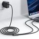 Кабель зарядки ACEFAST C22-02 USB-C на 2*USB-C 100W алюминиевый черный - изображение 6