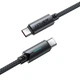 Кабель зарядки ACEFAST C19-03 Type-C 60W Алюминиевый сплав + Нейлон 1.2 м Черный - изображение 3
