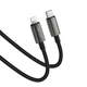 Кабель зарядки ACEFAST C23-01 USB Type-C to Lightning 30W Нейлон 1.2м Чёрный - изображение 4