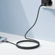 Кабель зарядки ACEFAST C23-01 USB Type-C to Lightning 30W Нейлон 1.2м Чёрный - изображение 7