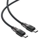 Кабель Type-C ACEFAST C10-03 3A 60W силікон чорний 1.2 м - зображення 4