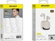 Słuchawki Awei TA19 ANC TWS Bluetooth 6.0 Beige (6954284026499) - obraz 3