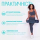 Коврик для йоги и фитнеса EasyFit TPE+TC 6 мм двухслойный + Чехол синий с голубым - изображение 2