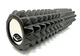 Масажний ролик EasyFit Grid Roller 45 см Чорний масажер для м`язів та фасцій для тренувань і реабілітації - зображення 3