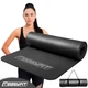 Килимок для фітнесу та йоги EasyFit NBR 10 мм Чорний - зображення 1
