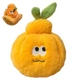 Плюшевый апельсин в съемной кожуре с червячком Funny Orange мягкая игрушка-брелок мандарин с червяком подвеска на сумку - изображение 3