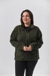 Флиска женская Winter теплая на молнии с карманами оливковый 3XL - изображение 2