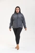 Флиска женская Winter теплая на молнии с карманами серая 3XL - изображение 2