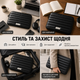 Чехол для ноутбука 14 дюймов 37×27×2,5 см защитный с мягкой подкладкой и двойной молнией, черный - изображение 6