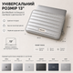 Чехол для ноутбука 13 дюймов 35×25×2,5 см защитный с мягкой подкладкой и двойной молнией, черный - изображение 5