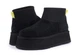 Уги жіночі короткі на платформі UGG Classic Mini Dipper Black 40 чорні - зображення 1