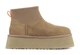 Уги жіночі короткі на платформі UGG Classic Mini Dipper Chestnut 38 коричневі - зображення 5