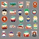 Набір стікерів South Park (Південний Парк) - 50 шт. - Вінілові наліпки для різних поверхонь 3 - зображення 2