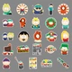 Набір стікерів South Park (Південний Парк) - 50 шт. - Вінілові наліпки для різних поверхонь 3 - зображення 3