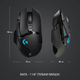 Миша Logitech G502 Lightspeed Black (910-005567) [64932] - зображення 7