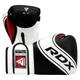 Дитячі Боксерські Рукавички RDX 4B Robo Kids Boxing Gloves Чорно-Білий 6oz (JBG-4B-6oz) - изображение 4